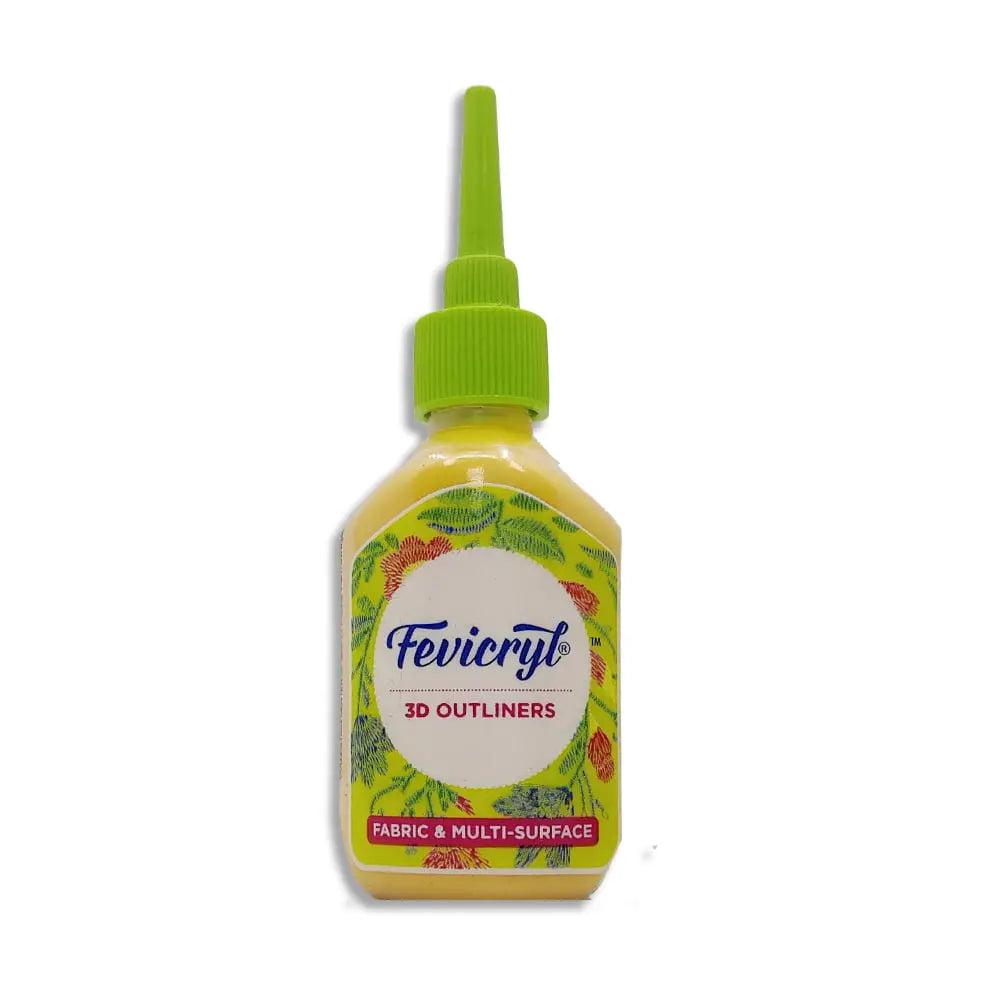 Pidilite Fevicryl 3D Outliners Fabric & Multi-Surface (Loose Colours) Pidilite